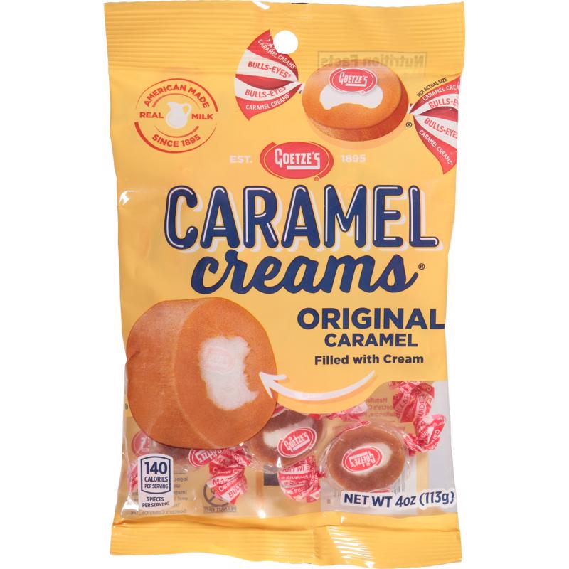 CARAMEL CREAMS ORGNL 4OZ Supply