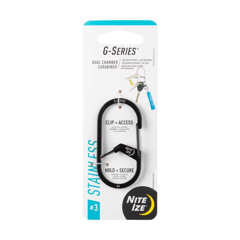 CARABINER G-SER BLK #3 Supply