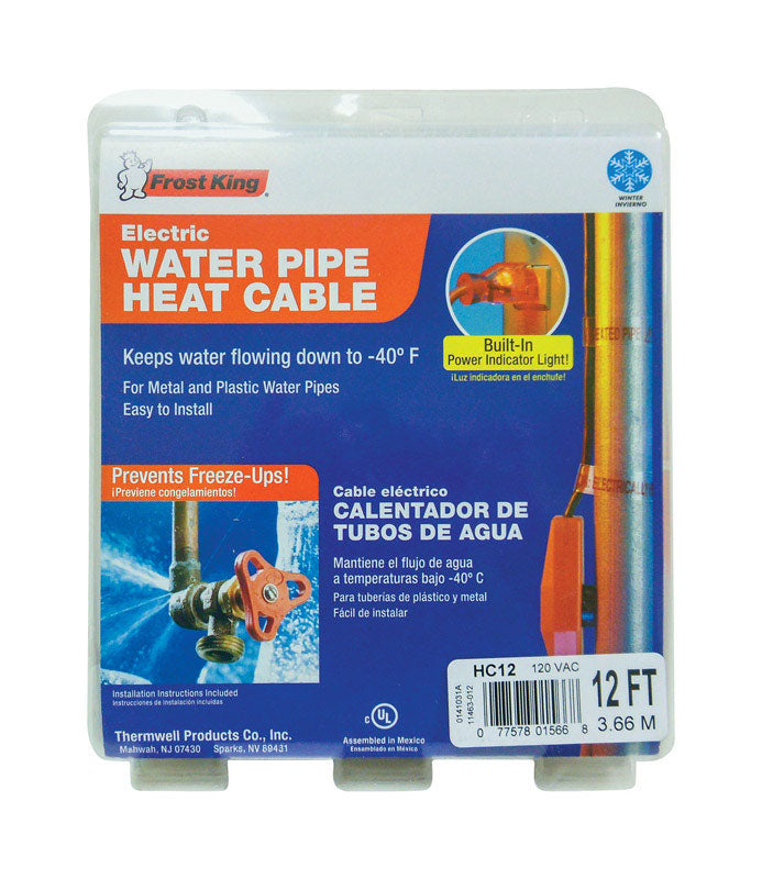 HEAT CABLE WTR PIPE 12′ Fashion
