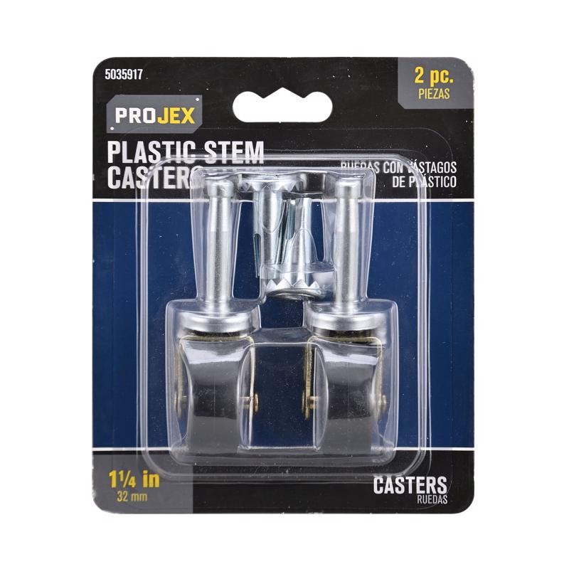 CASTER 1.25″ STM BL 2PK Sale