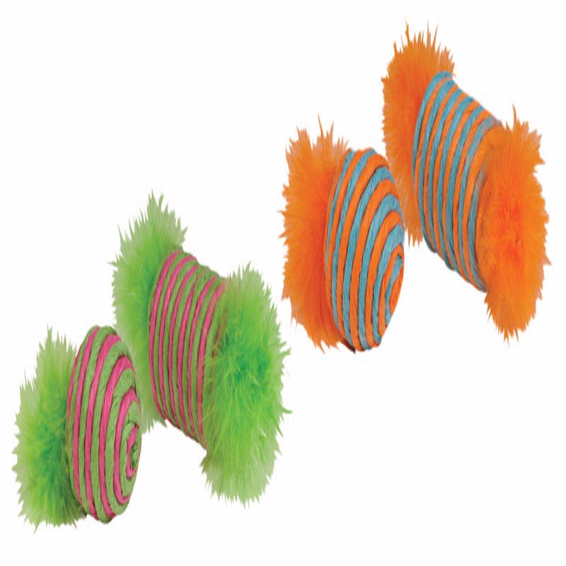 CAT TOY SPOOLBALL/FTH2PC Discount