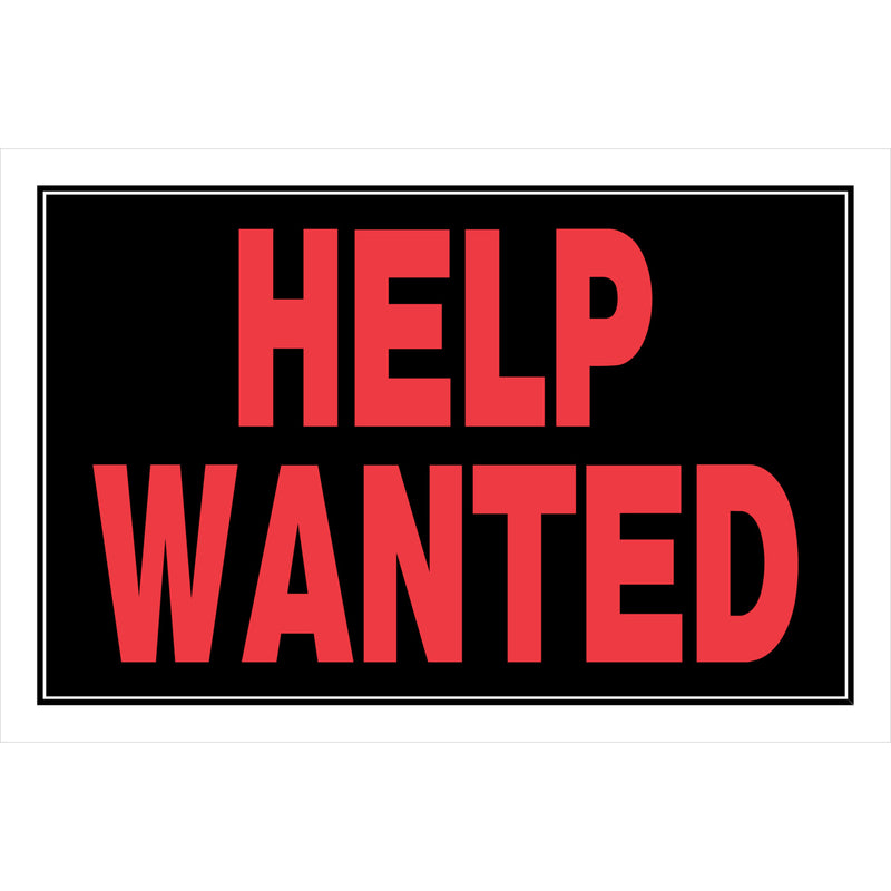HELP WANTED SIGN 8X12″ Sale
