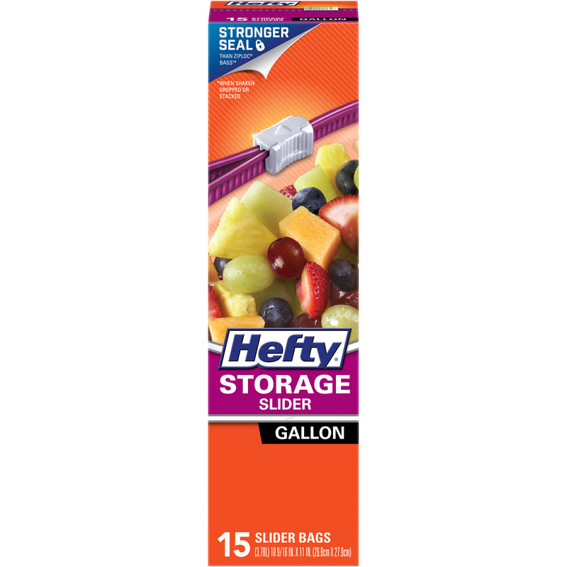 HEFTY SLIDR GAL 15CT Hot on Sale