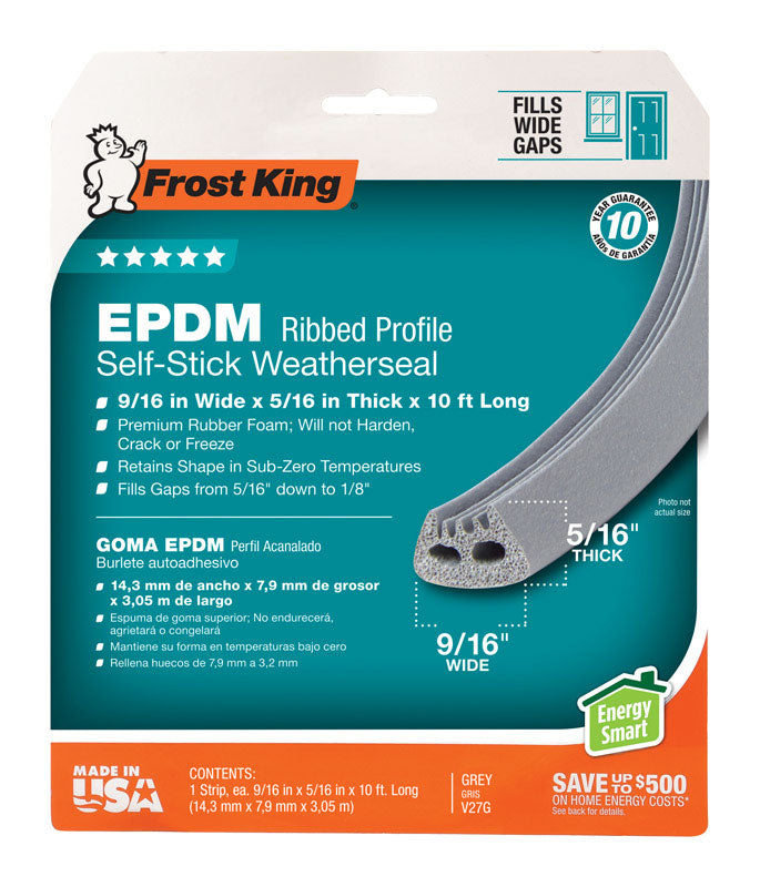 EPDM WTHR TAPE 10’X5/16″ Online now
