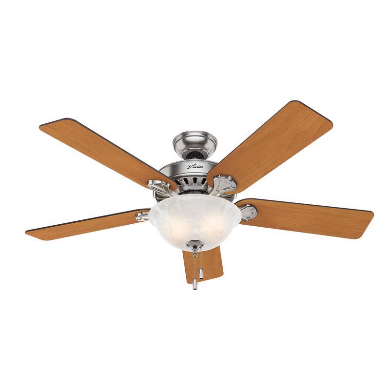CEILING FAN 2 LGT BN 52″ Online