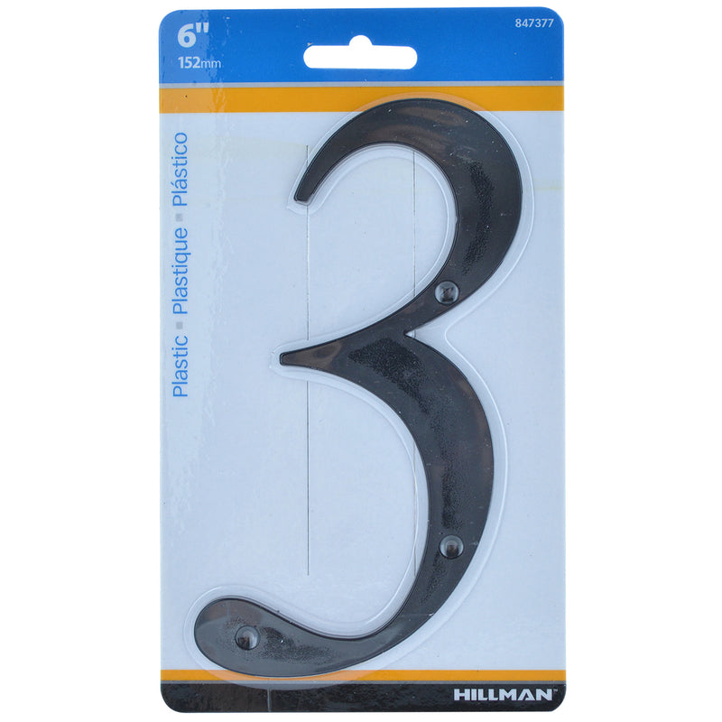 6″ BLK #3 NAILON 1PC Discount
