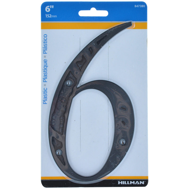 6″ BLK #6 NAILON 1PC Fashion