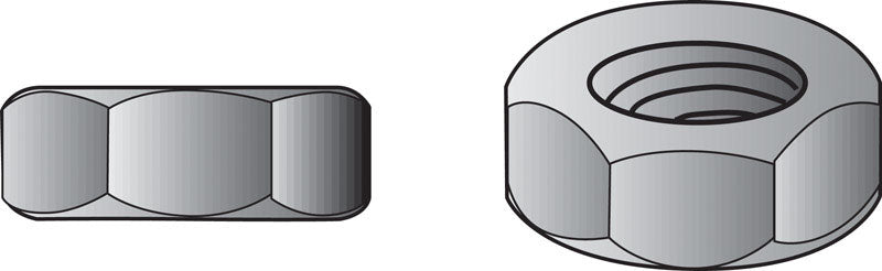 HEX MS NUTS Z  8-32 Discount