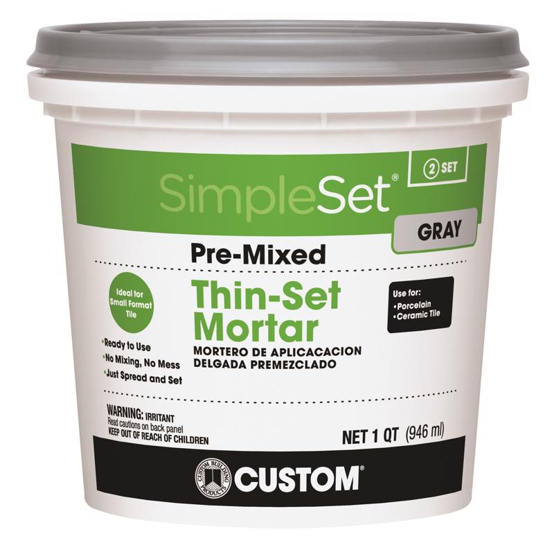 CERAMIC THIN-SET GRY QT Hot on Sale