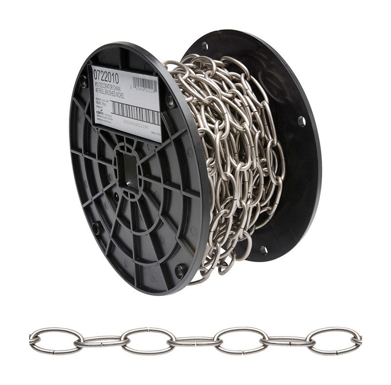 CHAIN DECOR#10 NICKEL40′ Supply