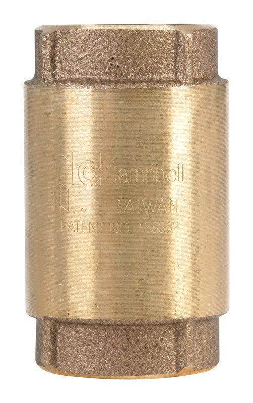 CHCK VLV 1-1/4″ RD BRS Supply