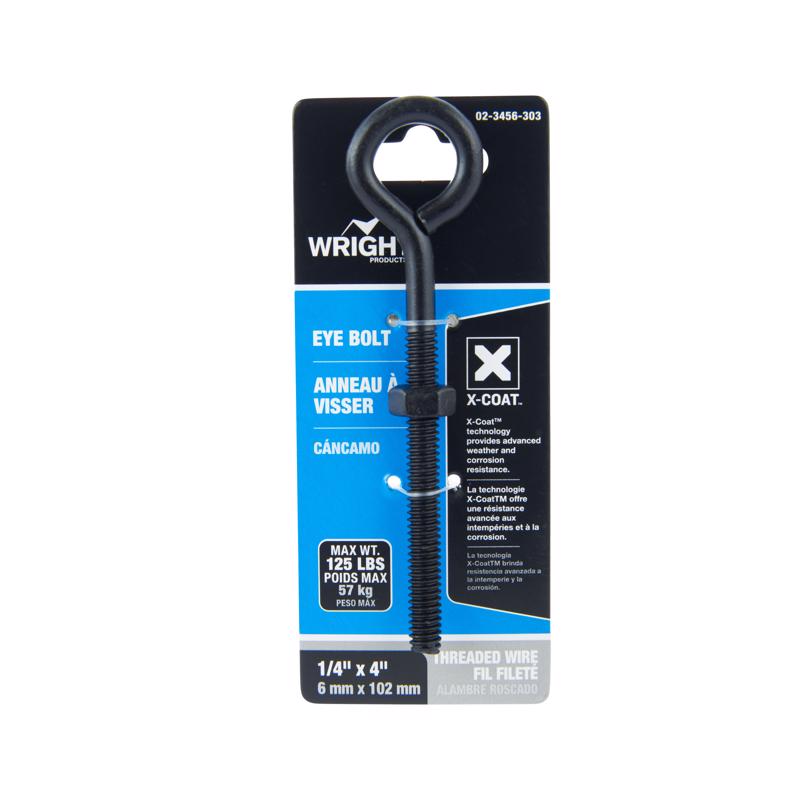 EYEBOLT STL BLK 4X1/4″ Online Hot Sale