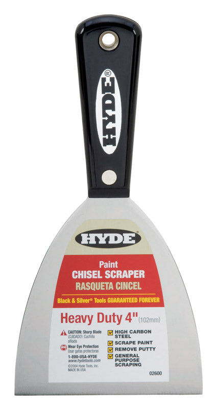 CHISEL SCRAPER BLK/WH 4″ Supply