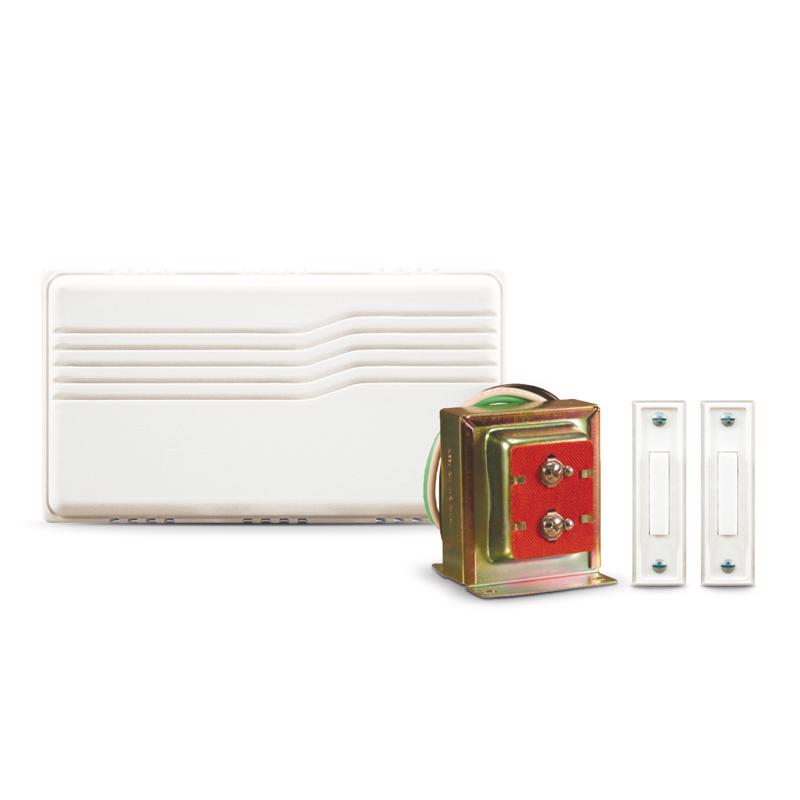 CHIME KIT WHT 2PUSHBUTON Online Sale