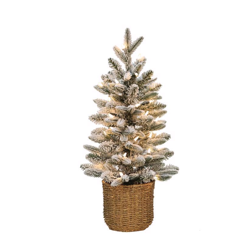 CHRISTMS TREE FLOCKD 2’H on Sale