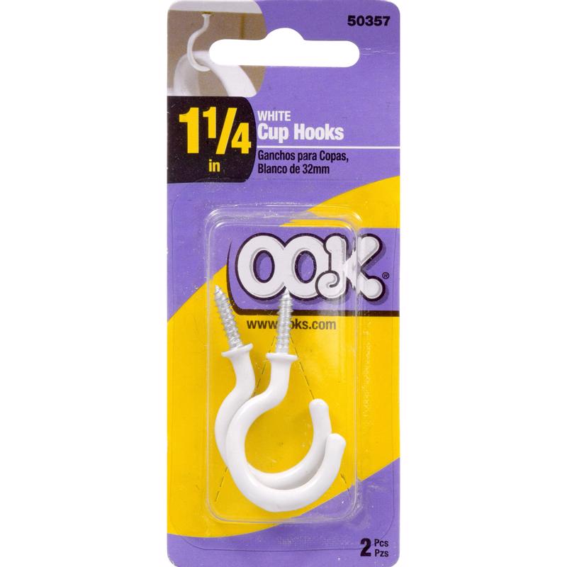 HOOK CUP 1-1/4″P WHT CD2 Online now
