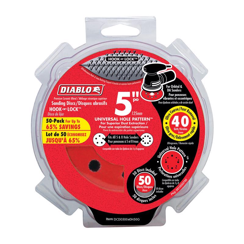 HOOK&LOCK DISC 5″40G 50P Online now