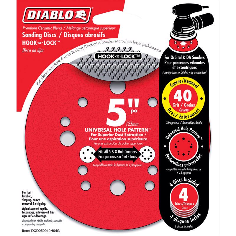 HOOK&LOCK DISC 5″40G 4PK Online