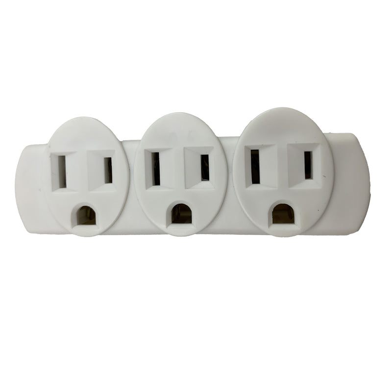 ADAPTER 3-OUTLET WHT 15A Sale