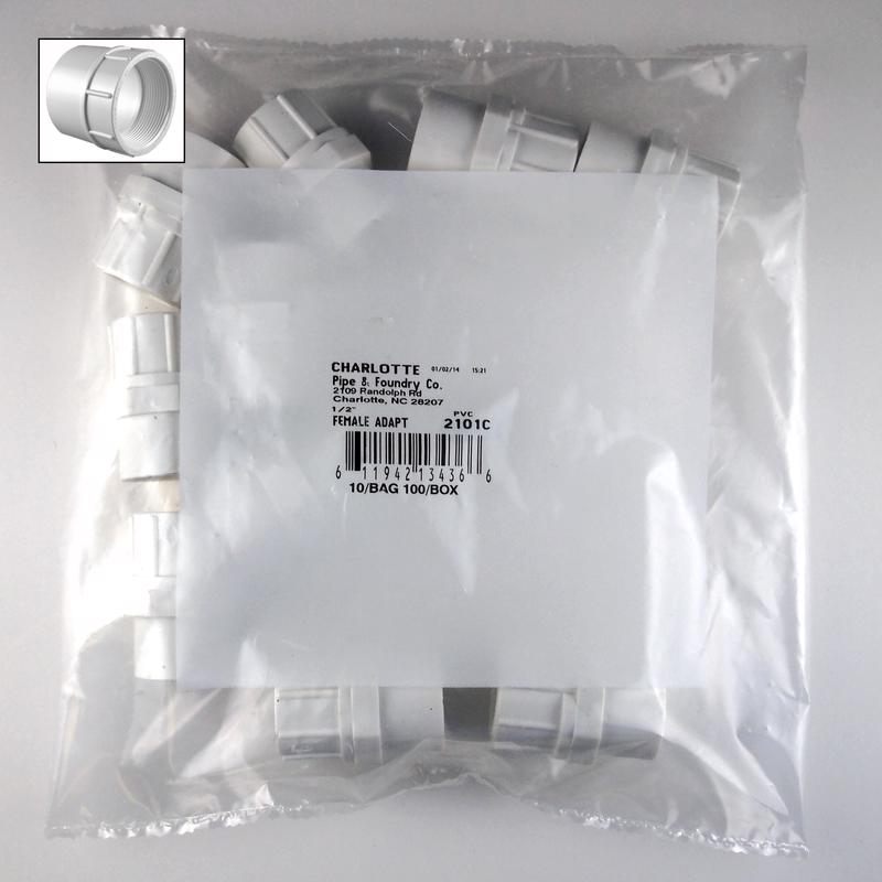 ADAPTR 1/2FPT SCH40 10PK Discount