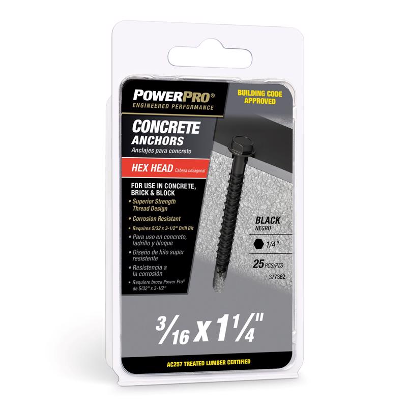 CNCRT SCRW ANCH HX 3/16″ Sale
