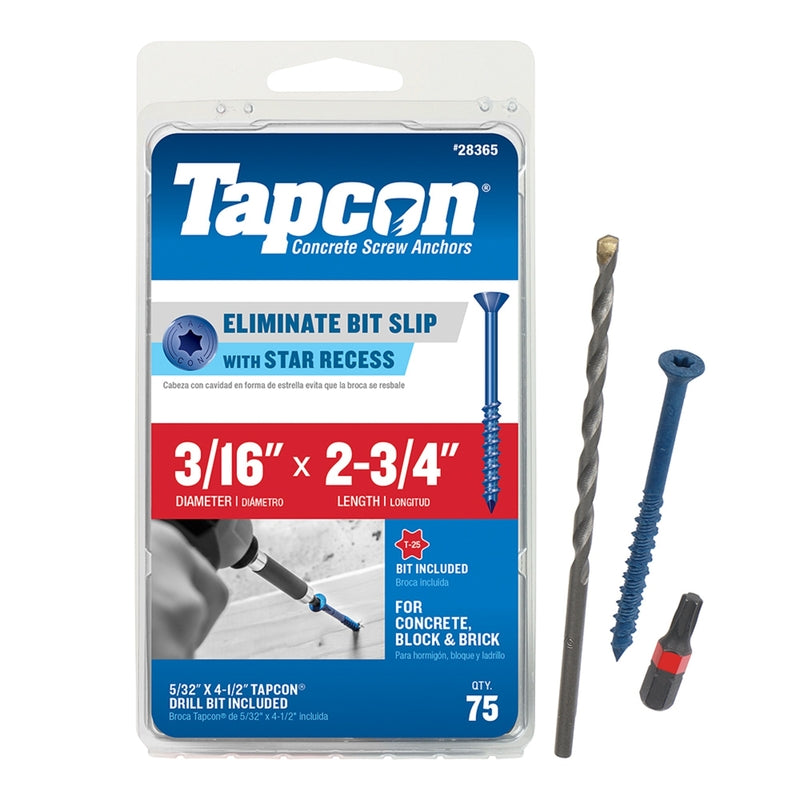 CN SCRW 3/16X2-3/4″ 75PK Discount