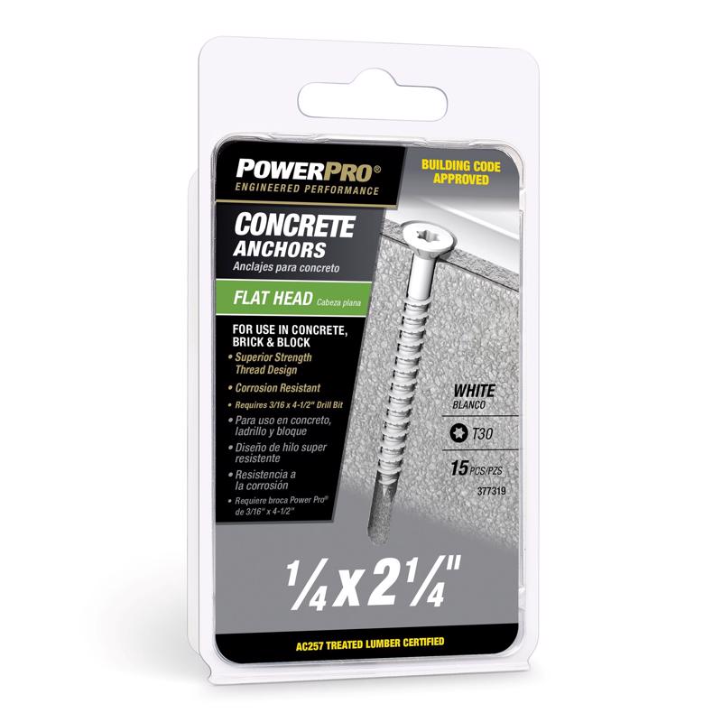 CNCRT SCRW ANCHR FLT15PK Discount