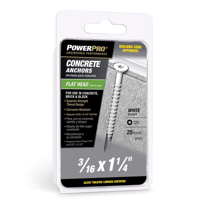 CNCRT SCRW ANCHR 1-1/4″ Supply