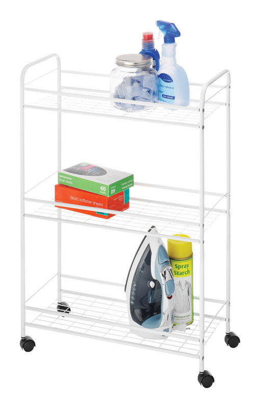 HOUSEHOLD CART 3TIER WHT Online Hot Sale