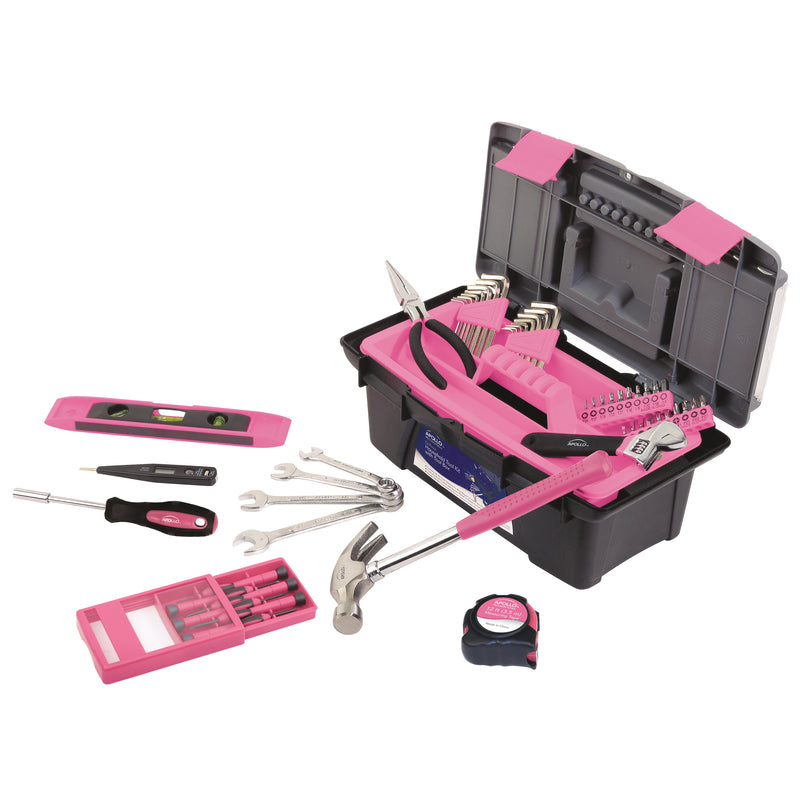 HSHLD TOOL KIT PINK 53PC Online Hot Sale
