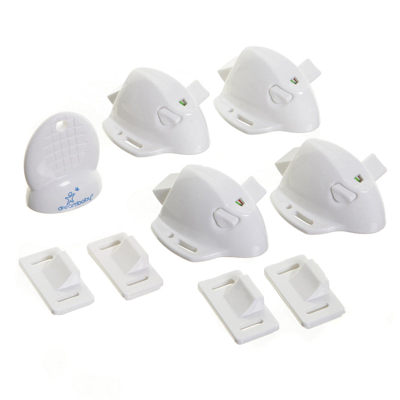 ADHESIVE MAG LOCK 4PK WT Online Hot Sale