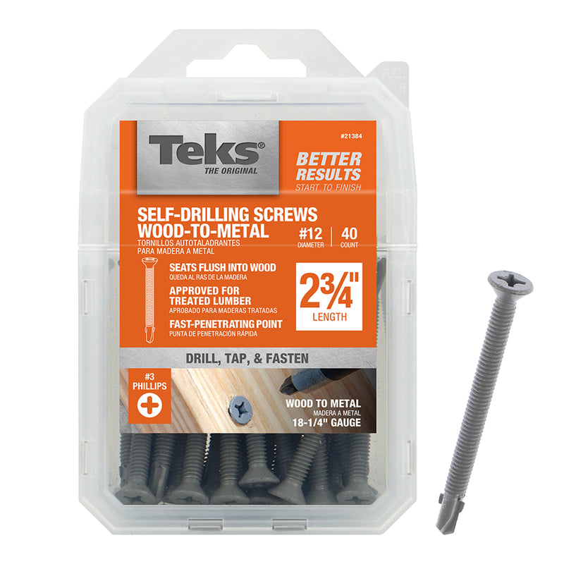 CON SCREW FLT #12X2-3/4″ Online Sale