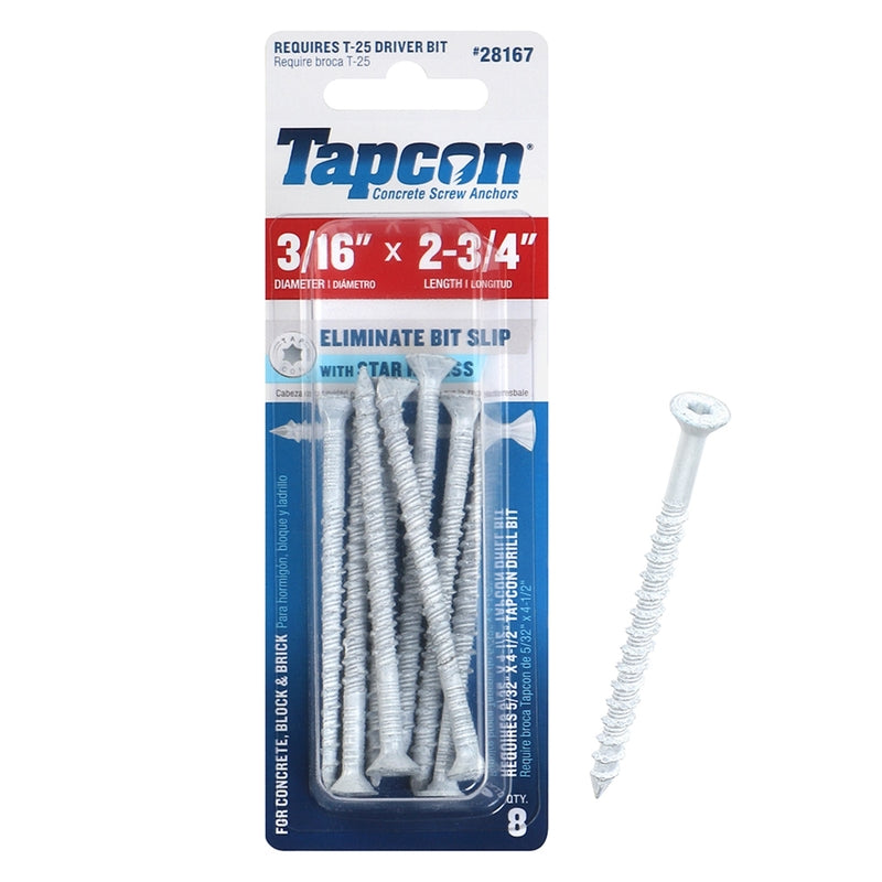 CON SCRW WHT 2-3/4″ 8PK Online Hot Sale