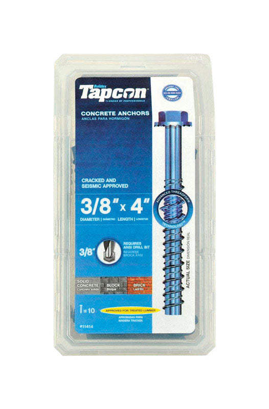 CON ANCR SCRW STL 3/8X4″ Supply