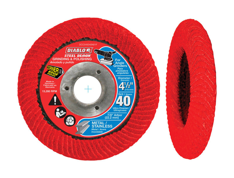 FLAP DISC 4-1/2″40G U-CS Supply