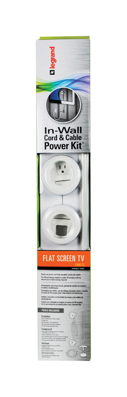 CORD TV/POWR WALL KIT on Sale