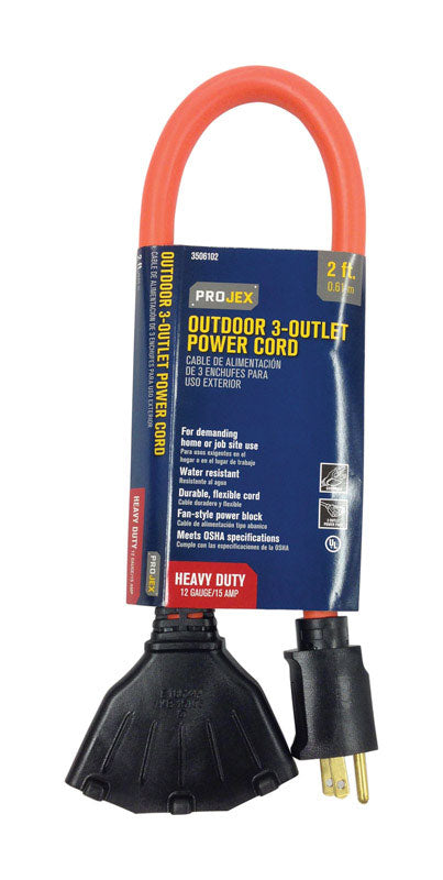 CORD EXT 12/3STW 2′ ORG Discount