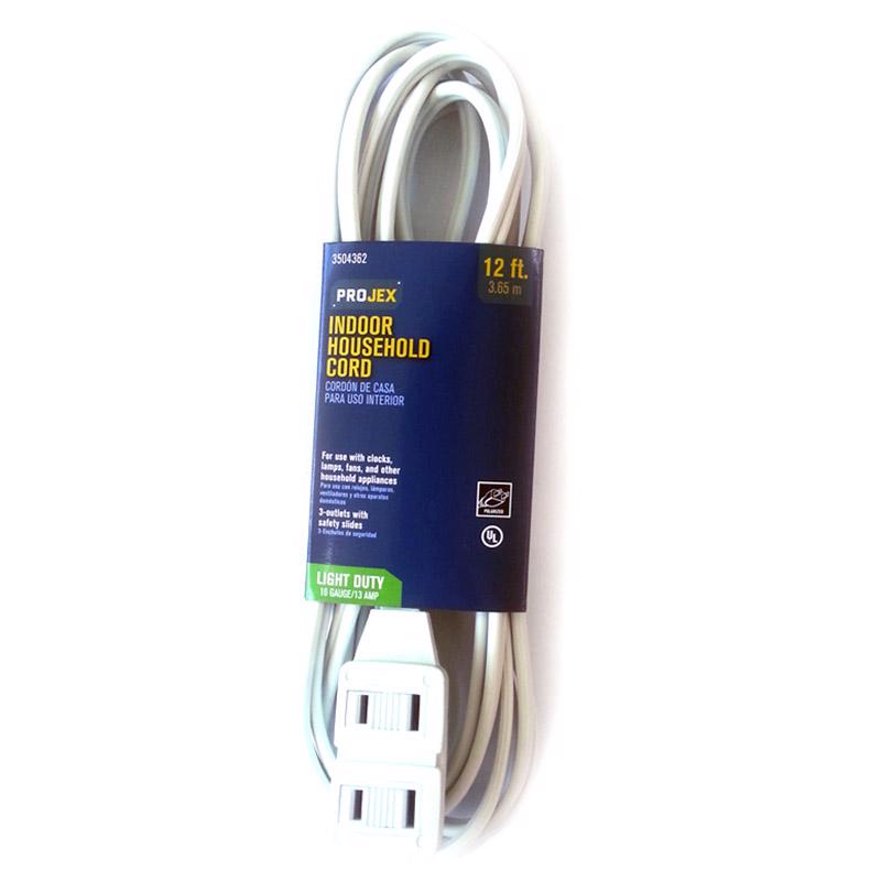 CORD EXTN16/2SPT2 12’WHT Discount