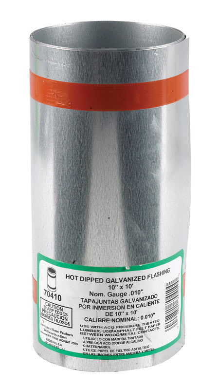 FLASHING GALV STD10″X10′ Supply