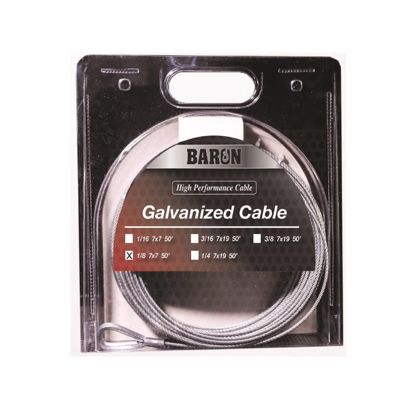 AIRCRAFT CABL 50’L 1/8″D Supply