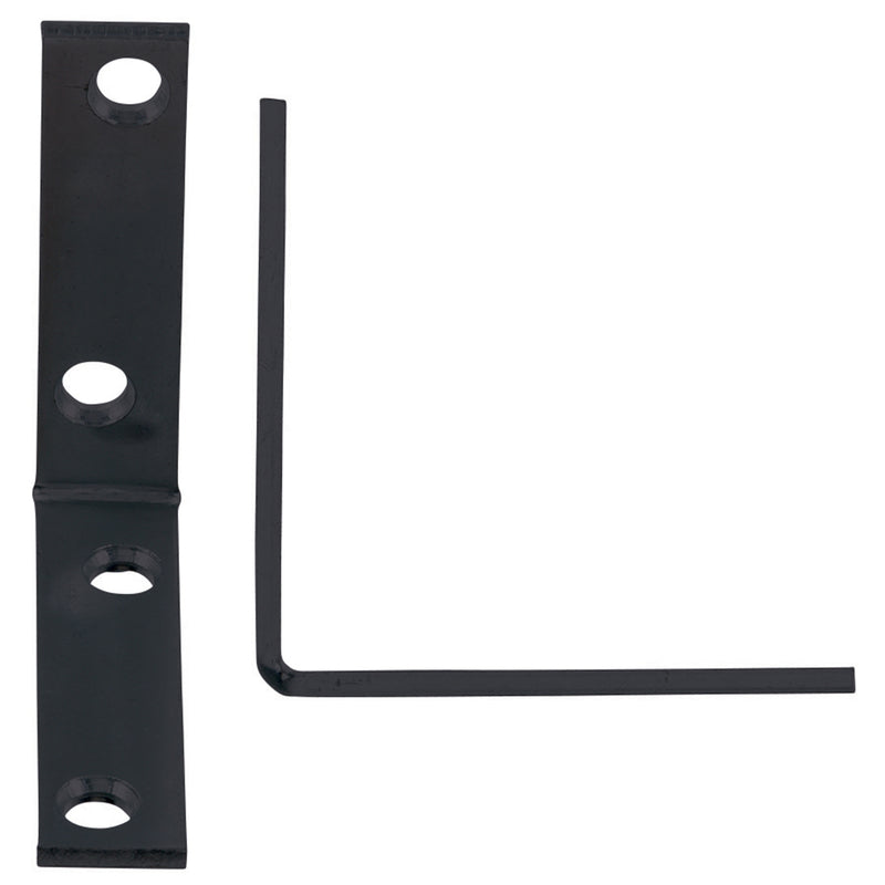 CORNER BRACE L 2.5″ BLK Hot on Sale