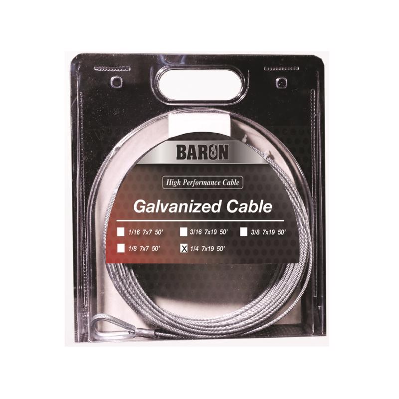 AIRCRAFT CABL 50’L 1/4″D Sale