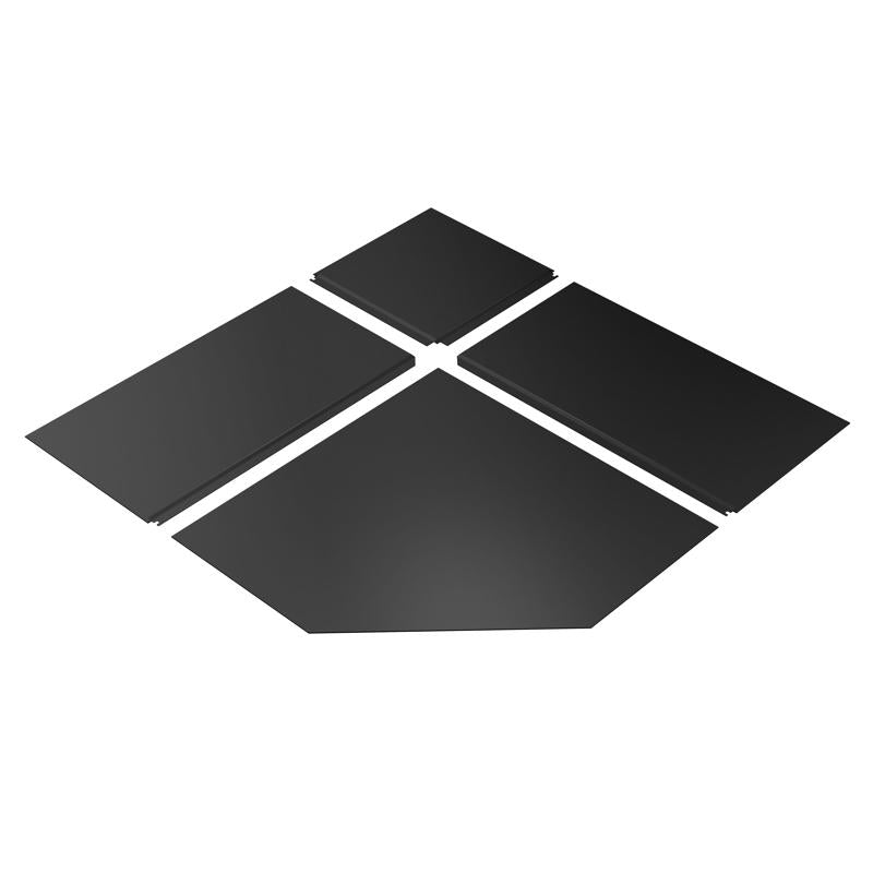 CORNER HEARTH PAD BK STL Supply