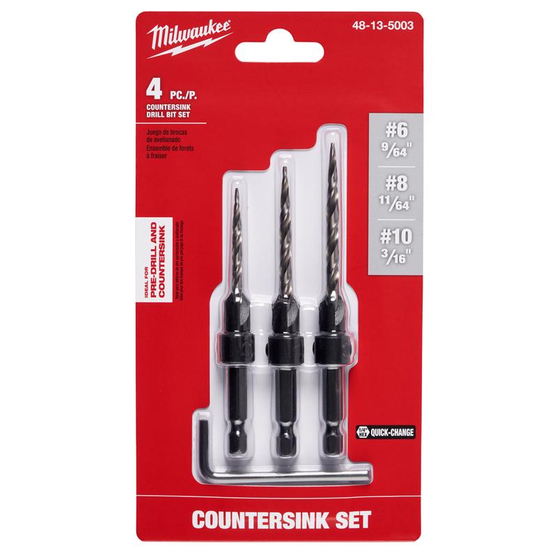 COUNTERSINK BIT SET 3PC Online Hot Sale