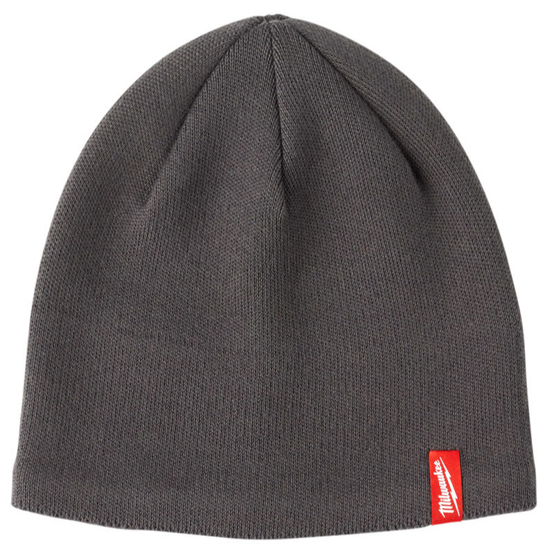 FLEECE LINED BEANIE GRAY on Sale