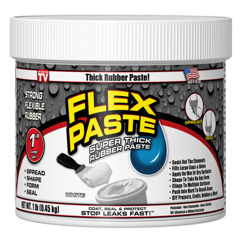 FLEX PASTE RUBBR WHT 1LB Sale