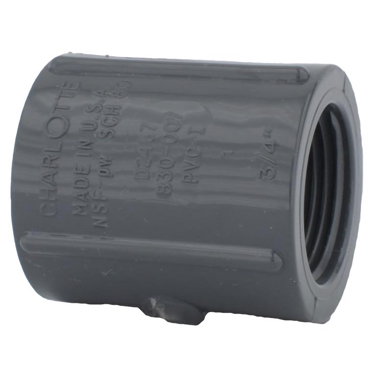 COUPLE SCH80 3/4 FPT PVC Supply