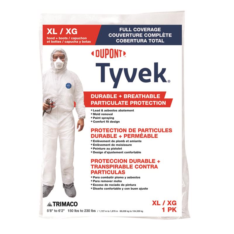 COVERALL TYVEK XL W/B&H Hot on Sale