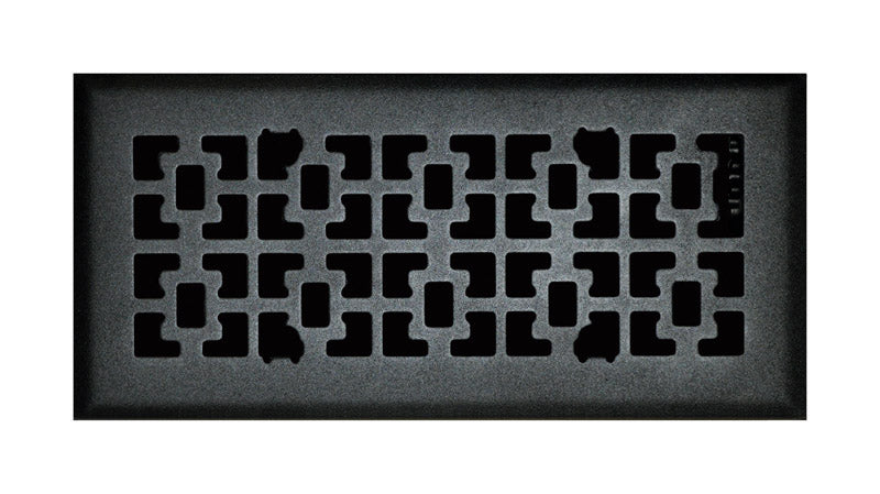 FLOOR REGISTER 4X10 BLK Online Hot Sale