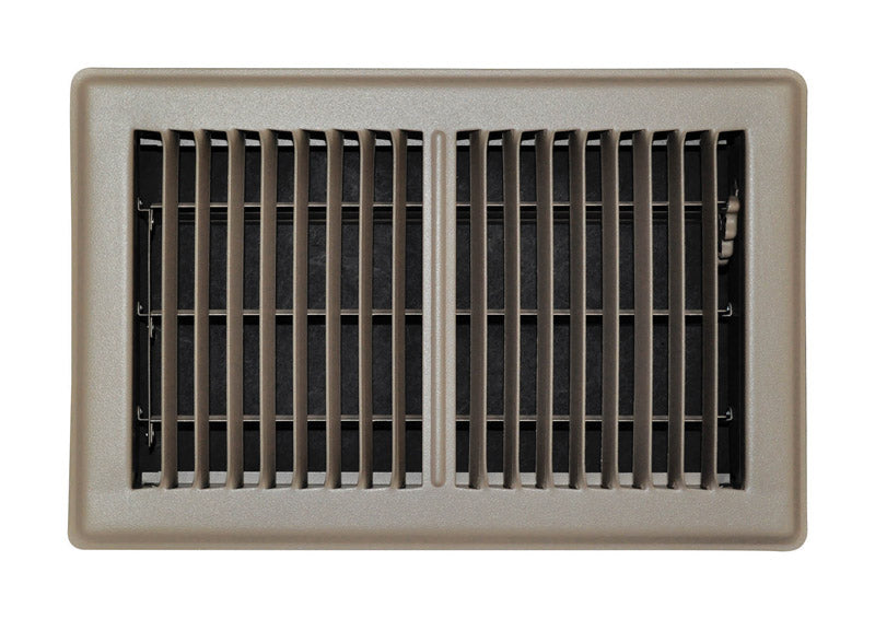 FLOOR REGISTER 10X6″BRN Hot on Sale